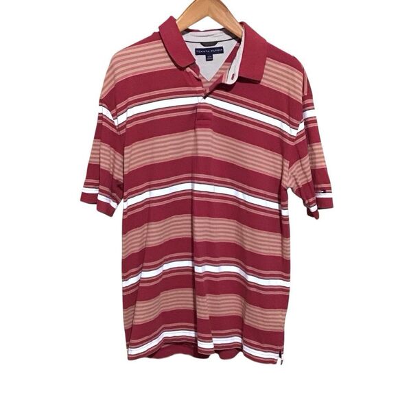 Tommy Hilfiger Striped Polo Shirt XL - Picture 1 of 7